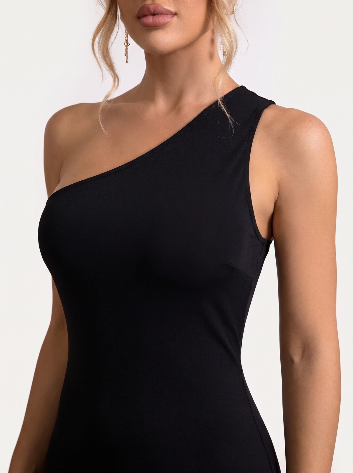 One Shoulder Maxi Dress